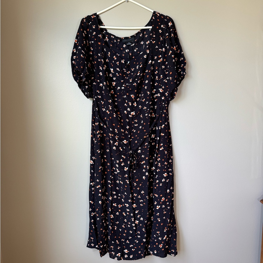 Sanctuary Navy Floral Midi Dress
